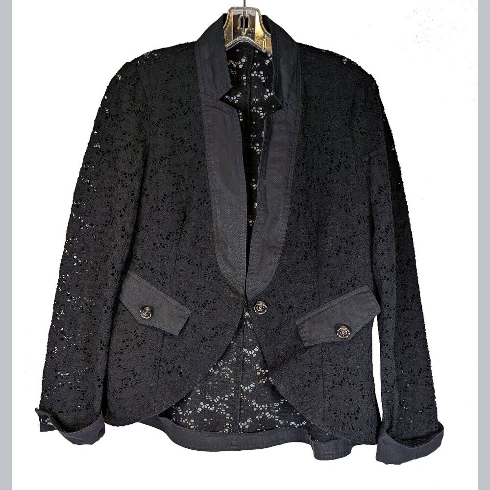 Black Lace Bellissima Jacket Size 14